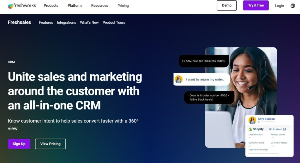 Freshworks - omnichannel marketing platform