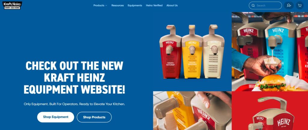 example of Heinz B2B using Shopify Plus
