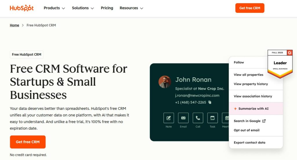 HubSpot - omnichannel marketing platform