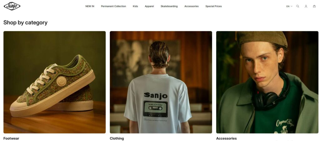 SANJO homepage