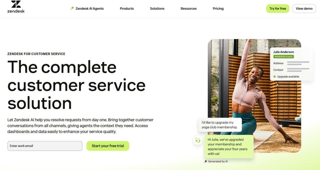 Zendesk - omnichannel communication platform
