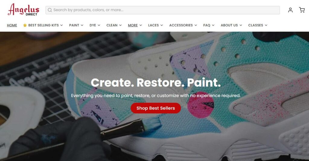 Angelus Direct homepage