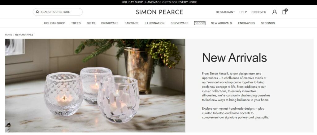 Simon Pearce homepage