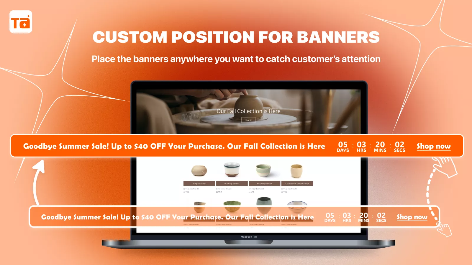 Custom position feature