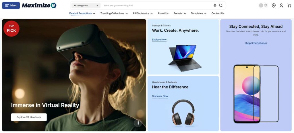 maximize shopify b2b theme