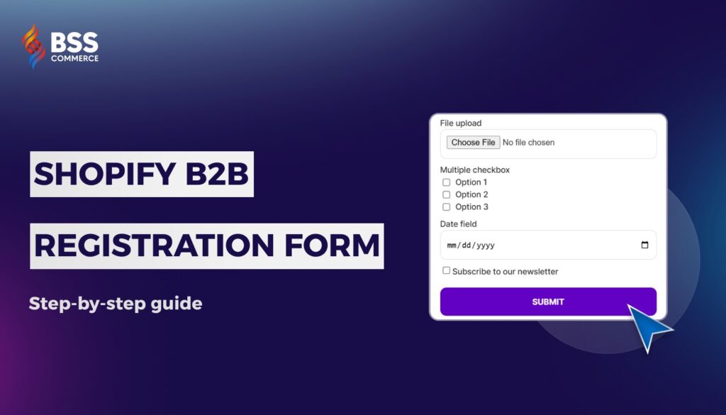 b2b registration form