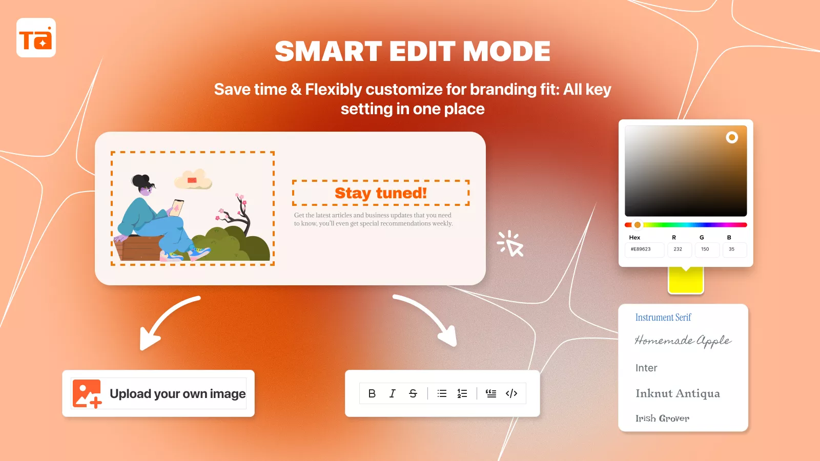 Smart edit mode feature